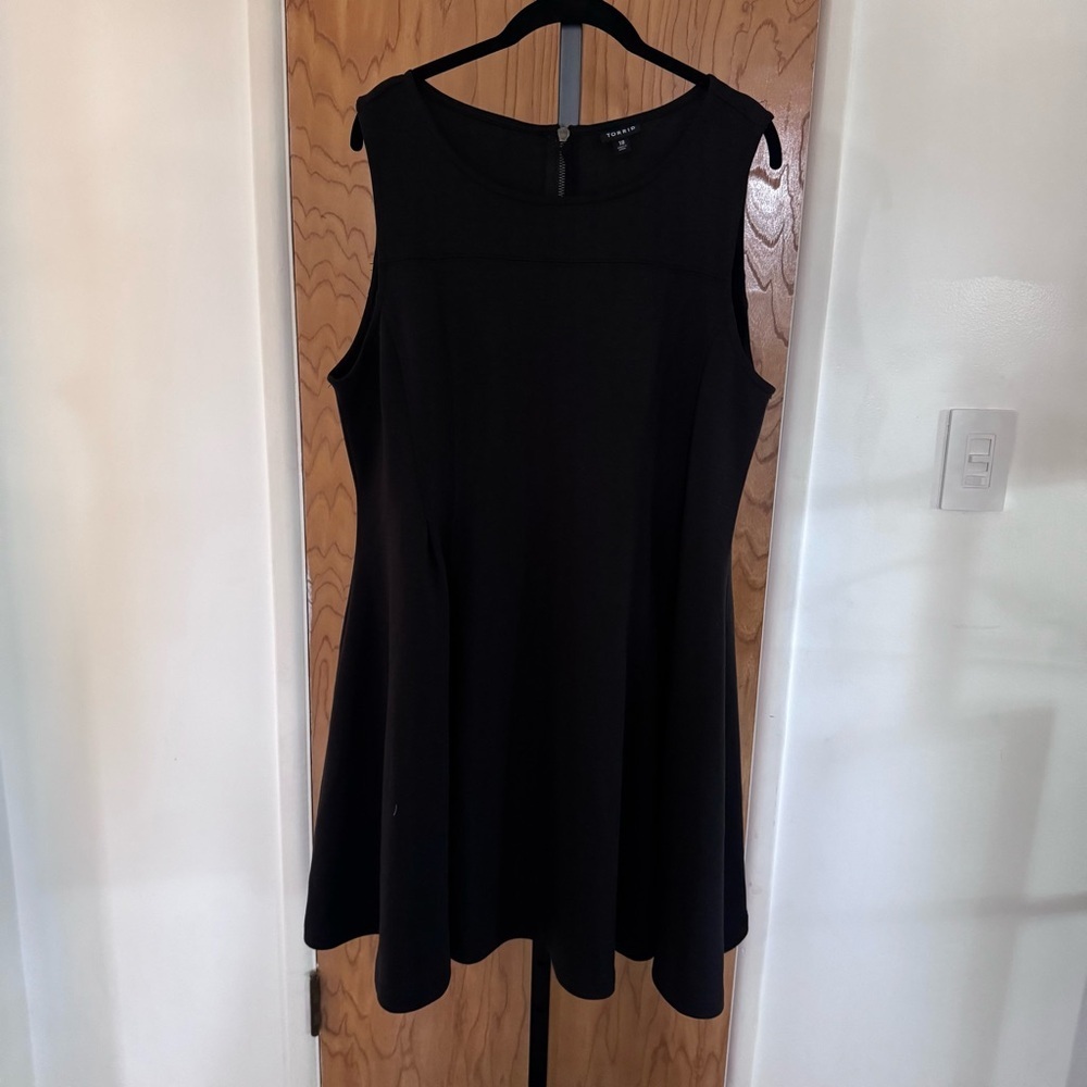Torrid Classic Black Sleeveless A-Line Dress 18